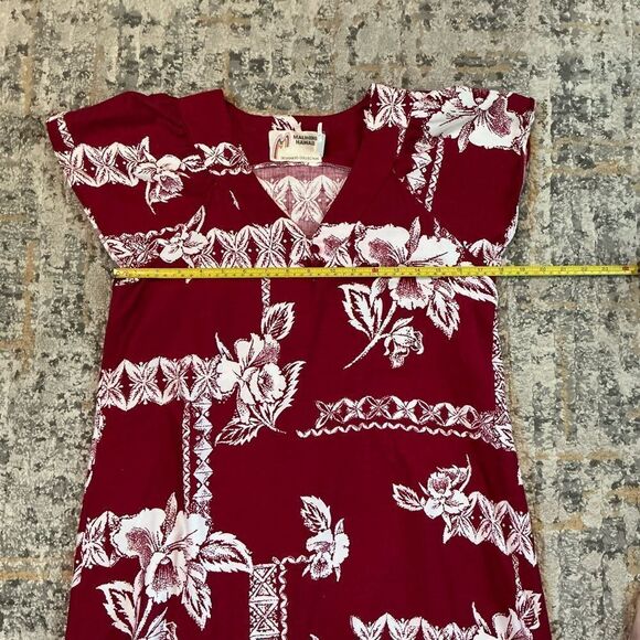 VINTAGE MALIHINI HAWAIIAN MAXI DRESS! EUC! SIZE S - Picture 5 of 14